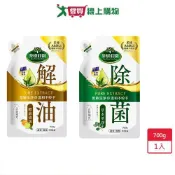 愛買線上購物 茶樹莊園雙效蔬果食器洗滌液補充包700g【愛買】