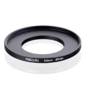 W182-1107 for  優質金屬濾鏡轉接環34-55 小轉大順接環 34mm-55mm轉接圈