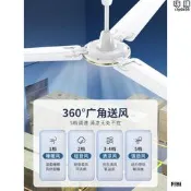 適用鑽石牌吊扇56寸大風力鐵葉家用商用客廳餐廳宿舍工業吊式電扇