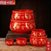 💰玄和緣堂💰陶瓷聚寶盆家用中式招財開業工藝品客廳喬遷風水客廳聚財玄關擺件8.23 招財進寶 風生水起 招財流水