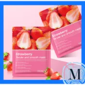 MASKER BIOAQUA pemutih wajah Strawberry Vitamin C MKBT53 A5