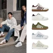 【K-SWISS】經典五線條休閒鞋 COURT PALISADES 真皮板鞋 男鞋女鞋 多色 (06931/96931)