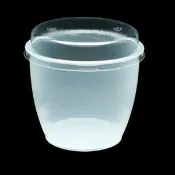[現貨]10入 170cc 大烤布丁杯 奶酪杯 PP杯 可放入烤箱 烤杯 果凍杯 甜品杯 布蕾杯 附蓋 【G31】