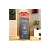 (店+)復古留言板鐵藝黑板電話亭創意咖啡廳裝飾壁掛櫥窗落地