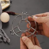 台灣現•出🔥家用蒸架 304不銹鋼蒸架家用食品級蒸鍋高腳蒸盤架子多功能蒸蛋蒸菜蒸格