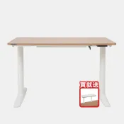 Artso 亞梭傢俬 UD 電動升降桌_120公分 贈層架(電動桌/辦公桌/書桌/坐站兩用桌)