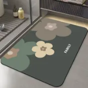 新品🔥臺灣出貨🔥【秒吸水】衛生間吸水速幹廁所防滑浴室腳墊加厚浴室地墊防滑地墊