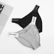 (店+)【CALVIN KLEIN】【Sharkhead】現貨 Calvin Klein 內褲 粗帶 三角褲 黑色 灰色 CK 高衩 基本款 莫代爾 棉質