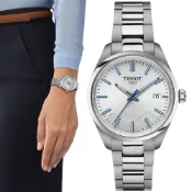 TISSOT 天梭 官方授權 PR100 少女峰 經典簡約腕錶 34mm 錶 手錶 送禮 T1502101103101 / T150.210.11.031.01