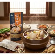 《 Chara 微百貨 》韓國 韓方 黃金比例 高麗 人蔘雞湯 材料包 100g 團購 批發