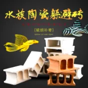 【新莊/五股/青島水族】白色力量=異型繁殖專用白磚 空心磚 小白宮 異形甕 短鯛 鼠魚 躲藏 裝飾 水族