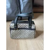 Louis Vuitton Monogram LV 單寧藍色帆布包 手提包 名牌包