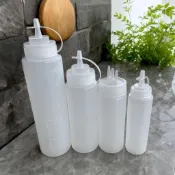 🥬桃源優選🌸擠醬瓶 醬料瓶 醬料擠壓瓶塑料醬汁商用擺攤番茄醬蠔油沙拉醬擠壓瓶 擠醬瓶擠油瓶 擠料瓶