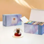 【JC咖啡】濾泡咖啡禮盒-二十個莊園綜合x1盒(10gx20包/盒.盒裝附提袋.含巴拿馬藝妓)中秋禮盒推薦中秋禮盒; 