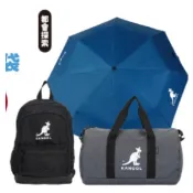 7-11 KANGOL 夏日旅行福袋(後背包+旅行袋+雨傘三件組)
