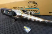 【翰翰二輪】章魚工廠 SRZ 六代頂級白鐵漸擴管 大插管 全手工前段漸擴排氣管 鈦合金 靜音直通 S1 黃蜂 猴子 鷹村
