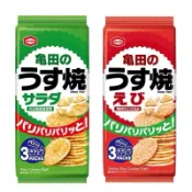 #日本零食#【現貨】龜田 薄燒米果 🦐蝦味 仙貝 米果 蝦餅【異國零嘴輕鬆Buy】