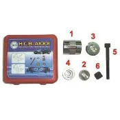 (工具妹) H.C.B-A1001 BENZ (W124) 免卸差速器,後三角架橡皮座鐵套拆裝工具組