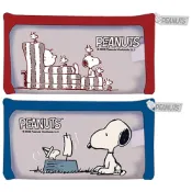 【九乘九】SNOOPY(古典糸)磨砂扁筆袋 (款式隨機出貨)