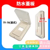🚀蝦皮隔日配達🔥台昱電工 直式 防雨蓋板 防滴蓋板 插座開關 防水蓋板 台製  TY-70A 1孔2孔3孔