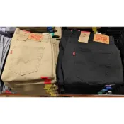 【衝評價】好市多代購 LEVIS 511 黑色、卡其色 彈性 中腰 修身窄管 直筒褲 30-40腰 COSTCO代買