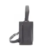 【DOKODEMO】【二手】 LOEWE腰包/斜背包 Anagram 直式 T 字口袋 C660P02X01 黑色皮革 Anagram 直式 T 字口袋 男士