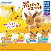 寶可夢中心 Pokémon Center 可達鴨 扭蛋 轉蛋 發條玩具 頭痛可達鴨 念力 皮卡丘 回力車 迴力車