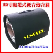 YONGLEE 12吋隧道式音箱 12V/24V/110V TF卡 USB 車用低音炮 家用低音炮 汽車重低音 電腦音響