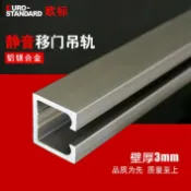 森活選物 【歐標靜音】移門吊軌 推拉門軌道 摺疊門導軌 木門滑輪 吊輪吊滑 玻璃滑軌 重型承重 順滑靜音 鋁合金材質 適用各式門片