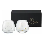 【日本 miffy 米飛兔 】 牛奶玻璃對杯組 玻璃杯 咖啡杯 牛奶杯 對杯 玻璃杯禮盒 杯子禮盒 禮盒