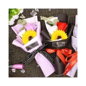 (店+)【吸貓室】迷你花束 乾燥花束 迷你乾燥花 16色 小花束 迷你乾燥花束 畢業花束 香皂花 仿真花束 仿真花 情侶禮物