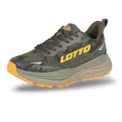 (店+)【LOTTO】樂得 官方 男   寬楦 MoonRun 500 強效防潑水越野跑鞋 (軍綠迷彩-LT6AMR7305)