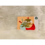美國 星巴克 STARBUCKS 2018 LOVE YA 聖誕系列 紙卡 隨行卡 儲值卡 星巴克卡 收藏