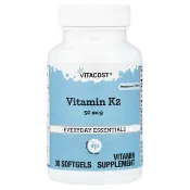 【iHerb】Vitacost, Vitamin K2, 50 mcg, 30 Softgels