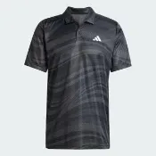  【adidas 愛迪達】Club Graph Polo 男 Polo衫 運動上衣 休閒短袖 網球 黑灰 亞版(JD5426)