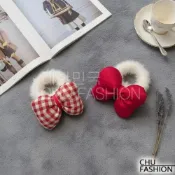 (店+)【CHU FASHION】韓國蝴蝶結毛絨髮圈 水貂毛觸感 蓬蓬胖胖蝴蝶結 可愛甜美髮飾
