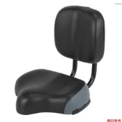 Winn 男士/女士舒適自行車座椅寬自行車座椅帶靠背健身自行車座椅適用於動感單車電動自行車三輪車