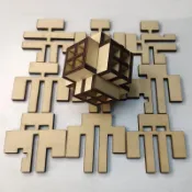 日系台灣新品❀小諸葛puzzle拼圖十級地獄級難度魯班鎖解密木製燒腦益智玩具❀高CP值 送禮首選 超高顏值