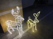 LED 3D立體糜鹿 造型燈 /LED2D立體麋鹿/ LED聖誕燈