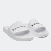 UNDER ARMOUR ARMR SHOWER 男款 防水 拖鞋 6007528-100 白色