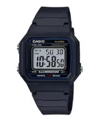 台灣卡西歐公司貨【時間光廊】CASIO 卡西歐 鬧鈴/秒錶/計時 電子錶 W-217H-1A