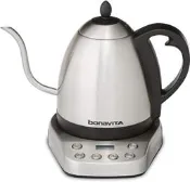 【竭力萊姆】全新現貨 Bonavita 1.0公升 1L 定溫壺 不鏽鋼電熱細口壺 熱水壺 咖啡冠軍