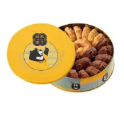 鴻鼎菓子 台灣黑熊曲奇餅 元氣雙拼 240g/盒