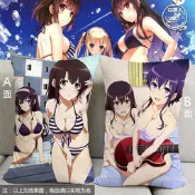 幻之空 內多圖(可來圖客製) 長中枕含枕心 家用枕套 路人女主的養成方法加藤惠詩羽英梨梨周邊動漫小抱枕靠枕 