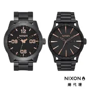 NIXON 消光黑 仿舊古銅玫瑰金指針 CORPORAL SS SENTRY SS 石英錶 男錶 女錶 禮物 熱銷款
