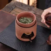 🔥臺灣熱銷🔥陶瓷烤茶爐家用小型茶葉提香器茶道醒茶器烘茶炒茶器可用蠟燭炭燒