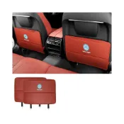 (店+)福斯座椅防踢墊 GOlf Tiguan TOuran POlo troc passat Sharan t-cross 適用座椅背後排防踢墊 椅背收納墊