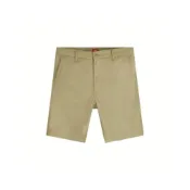 (店+)【LEVIS】Levis李維斯 純色直筒休閒短褲 男款 卡其色