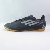 ADIDAS IF1405 Deportivo III IN 男女足球鞋 平底足球鞋 黑x灰【iSport愛運動】