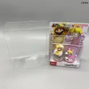 amiibo貓馬力歐貓碧琪公主組合套裝展示盒收納盒透明收藏盒